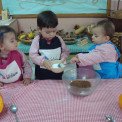 COCINAMOS GALLETAS DE CALABAZA Y DE MANZANA